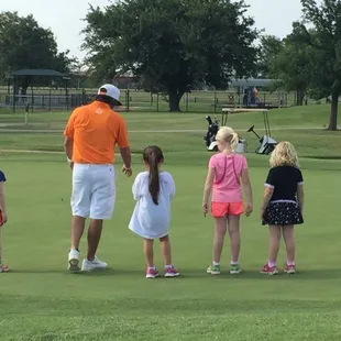 SNAG Junior Golf Class in Action.