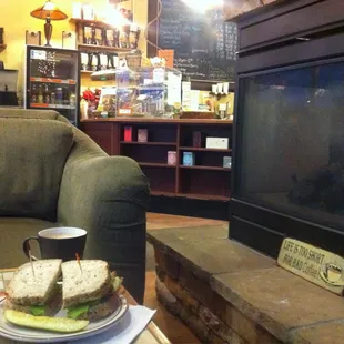 a sandwich on a plate