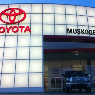 Dusk at James Hodge Toyota