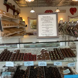 Sugar free options and shipping info