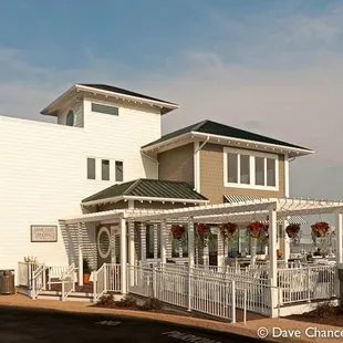 the front of the restaurant