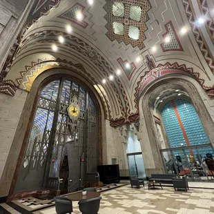 Take in the architecture while you wait.