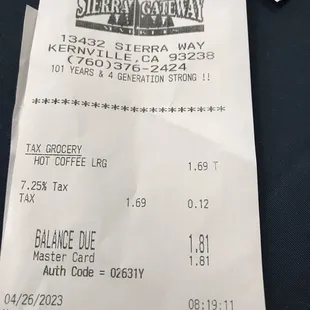 This is a nice clean store with a wonderful deli selection .  I was in a hurry and only ordered a coffee to go. The coffee was delicious