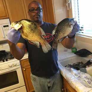Crappie on the chew