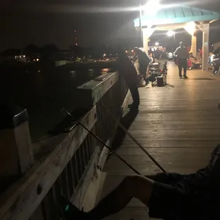 Night fishing