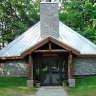 The Peace Center is unique facility with fireplace &amp; beautiful view; a place for reflection and small group meetings up to 50.