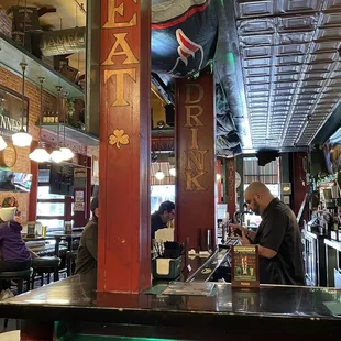 Love the signs on the posts