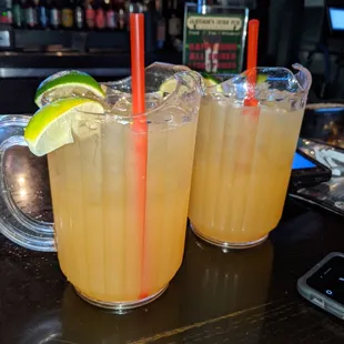 Jame-O Rita whiskey marg pitchers