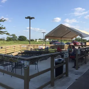 Patio now has a cover!