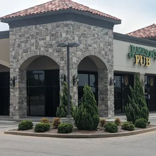 the front of the restaurant