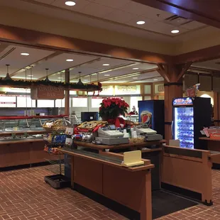 a view of the buffet area