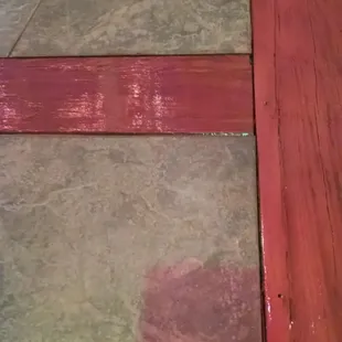 Really nice finish on outside tables