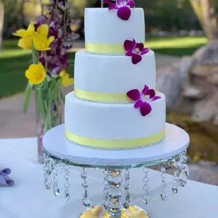 a wedding cake