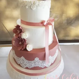 a wedding cake