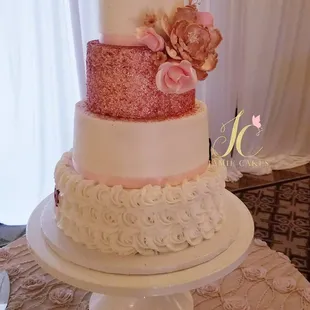 a wedding cake