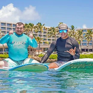 Excellent surf instruction from Mana!