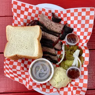Brisket plate - I'd skip