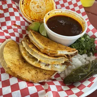 Queso QuesaBirria Tacos