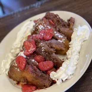 Deep-Fried Strawberry French Toast Special