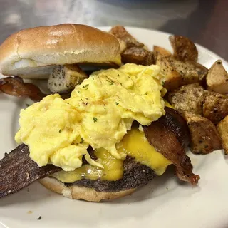 Ultimate Breakfast Burger Special