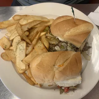 Laguna Philly Cheese Steak Sandwich