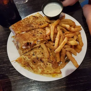 Chicken Bacon Ranch Quesadilla