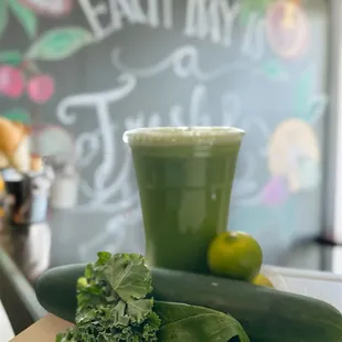 Freshly squeezed green Machine