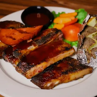 ribs, food