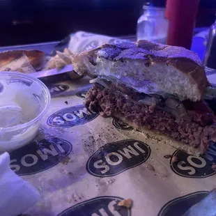 I/2 pound burger