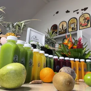 a variety of fruits and vegetables