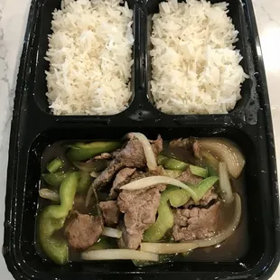 Pepper Steak and Onions