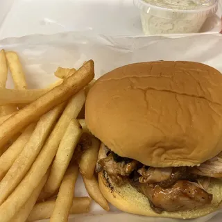 Pulled Chicken Sandwich