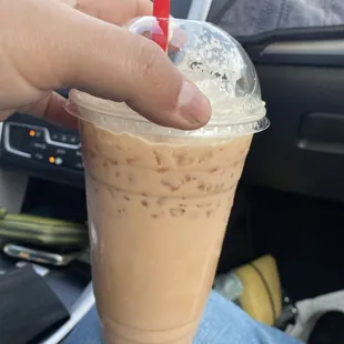 White Mocha with cherry from Jammin Java