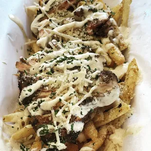 Jammin Jerk Fries with Chicken