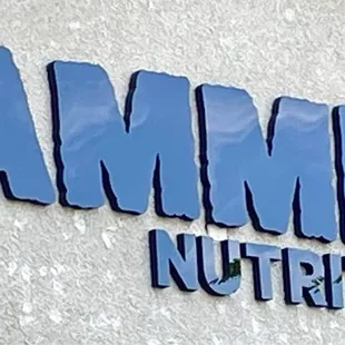  close up of a sign on a building