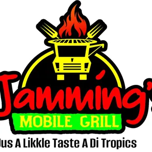 the logo for jamming&apos;s mobile grill