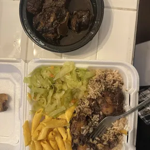 Oxtail plate