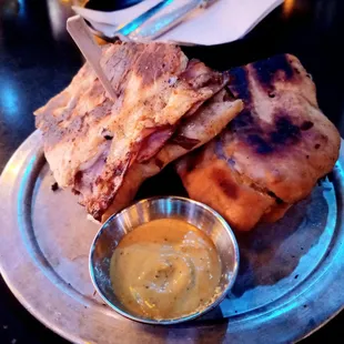 Cuban sandwich on housemade bread