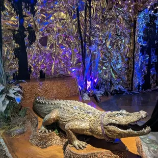 This little baby was made out of gems. The best thing about all of this exhibit is that you can touch and hug