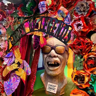 Entrance to the artist tribute exhibit.