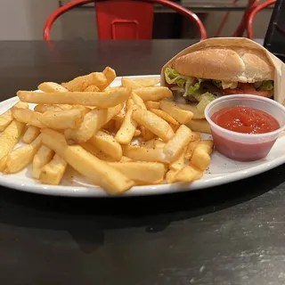 1. Jamra Special Burger with Fries