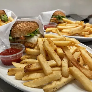 4. Jamra Special Chicken with Fries Sandwich
