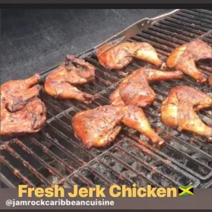 chicken on a grill