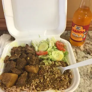 Curry goat! Delicious !