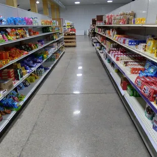 a supermarket aisle