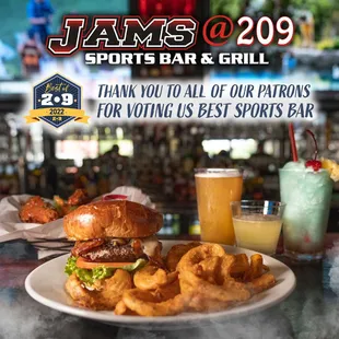We would like to thank all of our patrons for voting us the Best Sports Bar in the 209!
