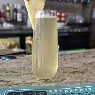 a pineapple drink