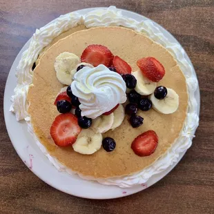 Patriotic Pancakes (in honor of 4th of July)