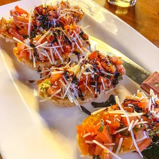 Toasted Garlic Bruschetta