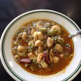Homemade gumbo